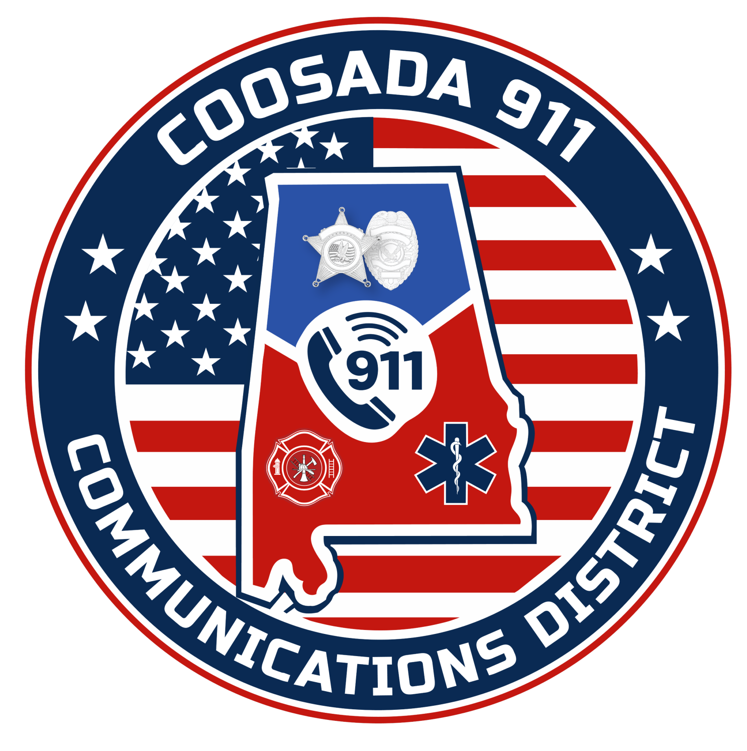 Coosada 911 Communications District patch